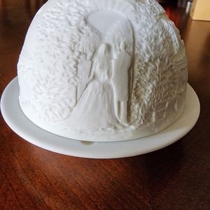 Limoges tea light wedding candle